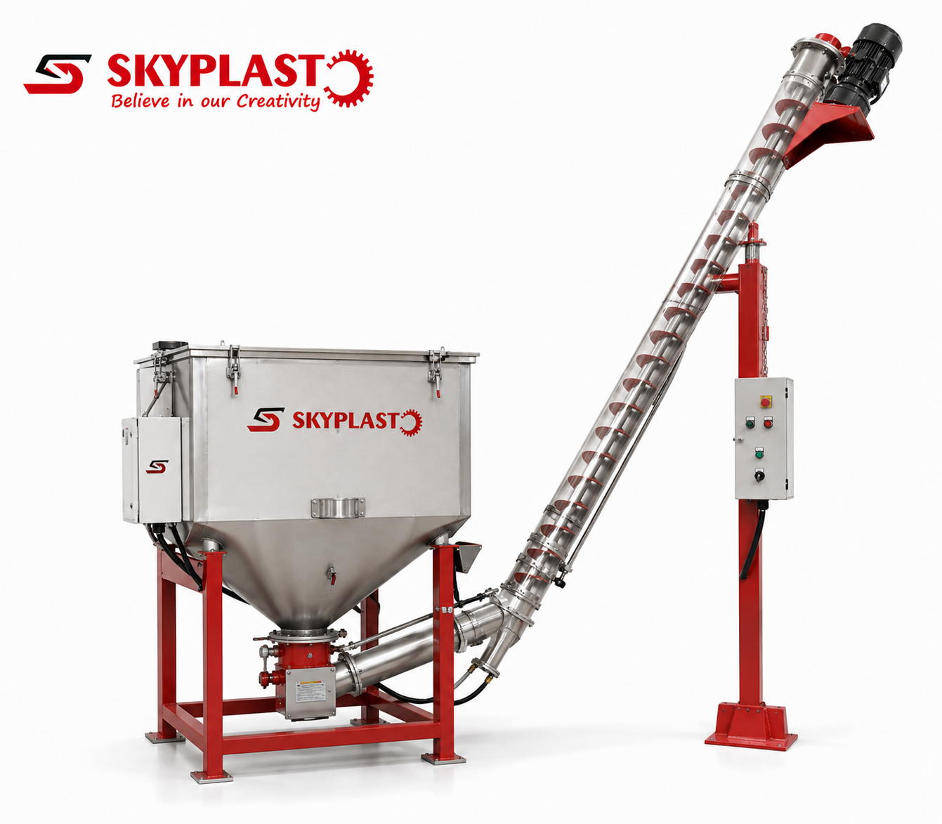 Spring Conveyor Hopper Loader